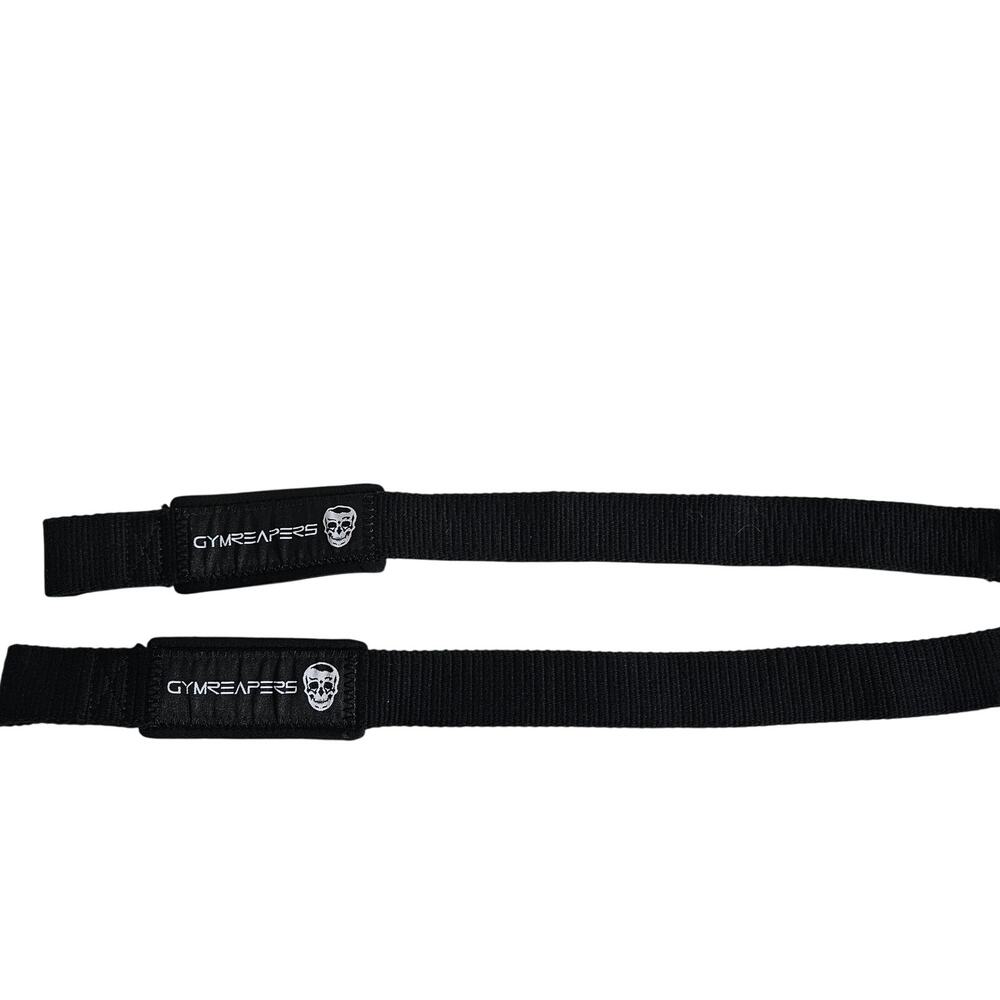 Gym Reaper Premium Padded Weight Lifting Strap Black Gym Workout